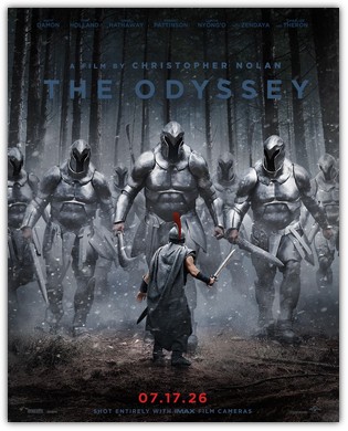 The Odyssey directed by Christopher Nolan
