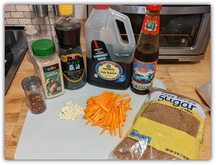 Ingredients for Ground Beef Bulgogi